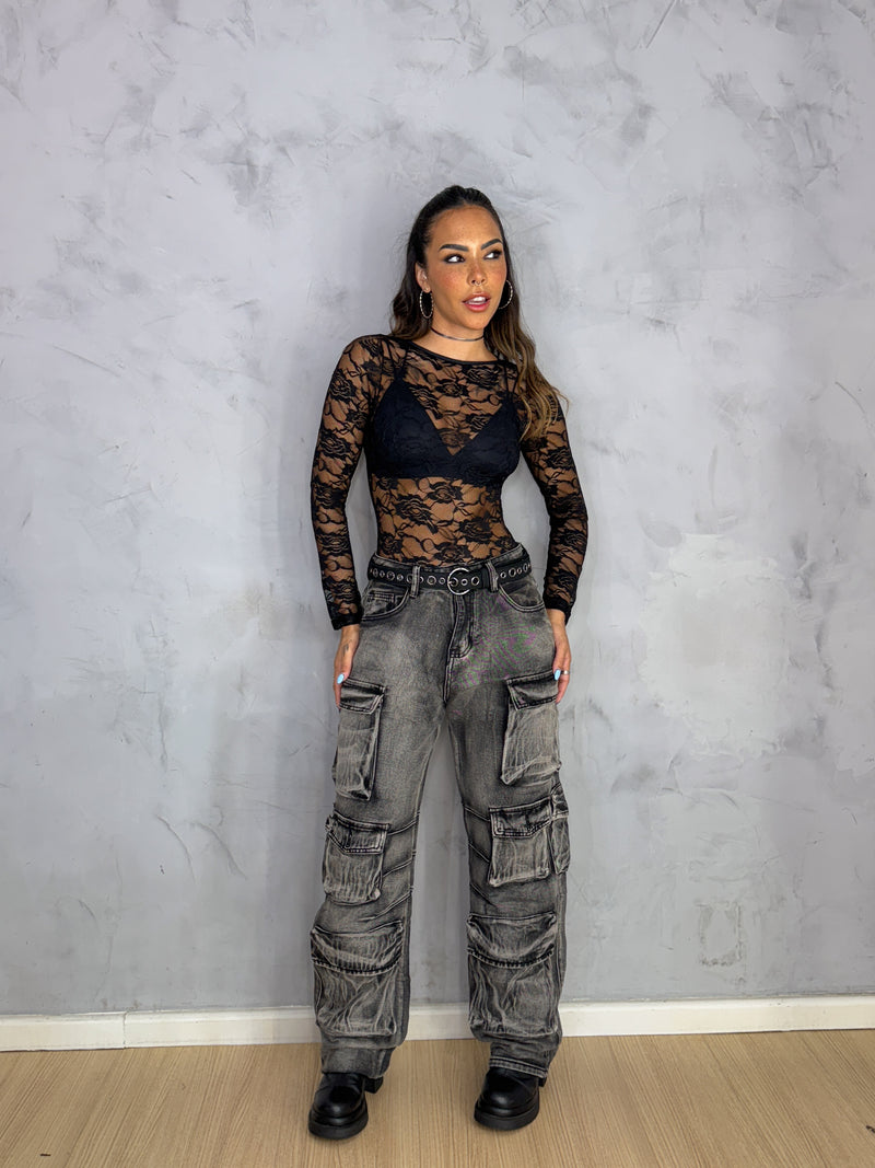 Calça jeans black