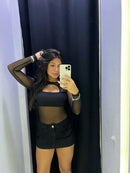 SAIA CARGO JEANS BLACK