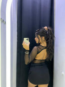 SAIA CARGO JEANS BLACK