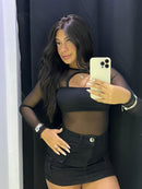 SAIA CARGO JEANS BLACK