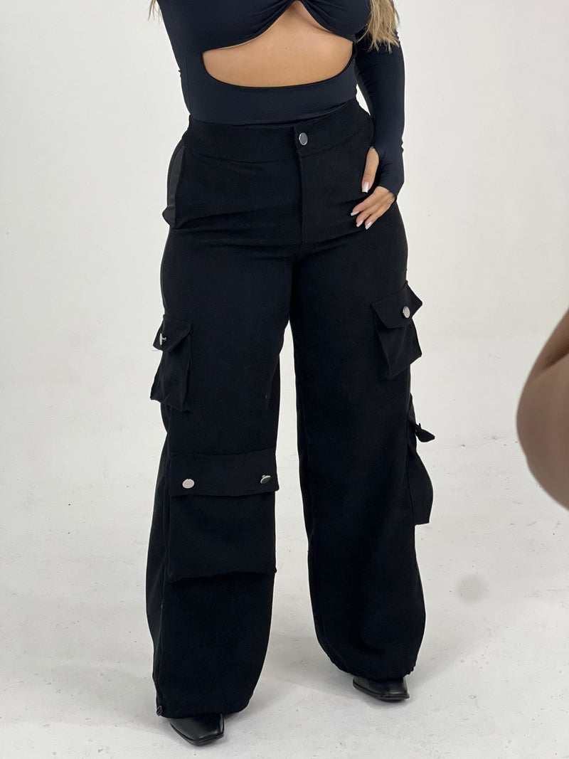 Calça cargo cotele