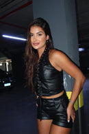 CORSELET COURO