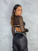 CALÇA CARGO BRILHOSA