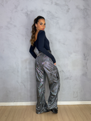 CALÇA CARGO BRILHOSA